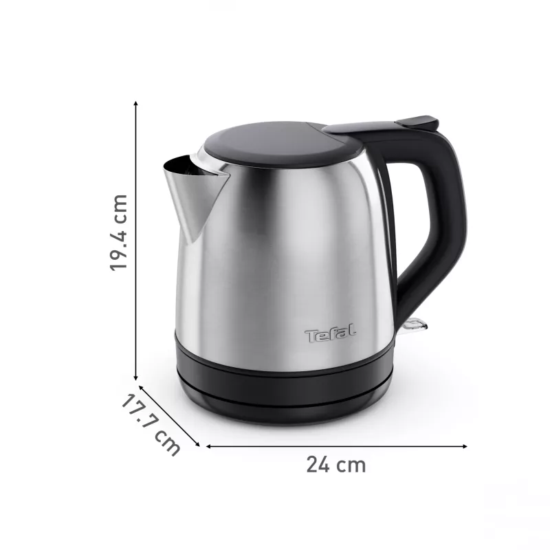 Tefal Subito Mini KO5S2DE0 βραστήρας 1 L 2400 W μαύρο, ανοξείδωτο ατσάλι