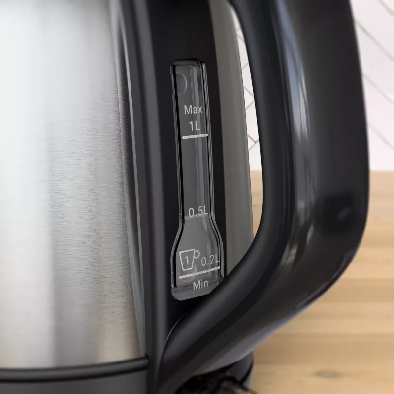Tefal Subito Mini KO5S2DE0 βραστήρας 1 L 2400 W μαύρο, ανοξείδωτο ατσάλι