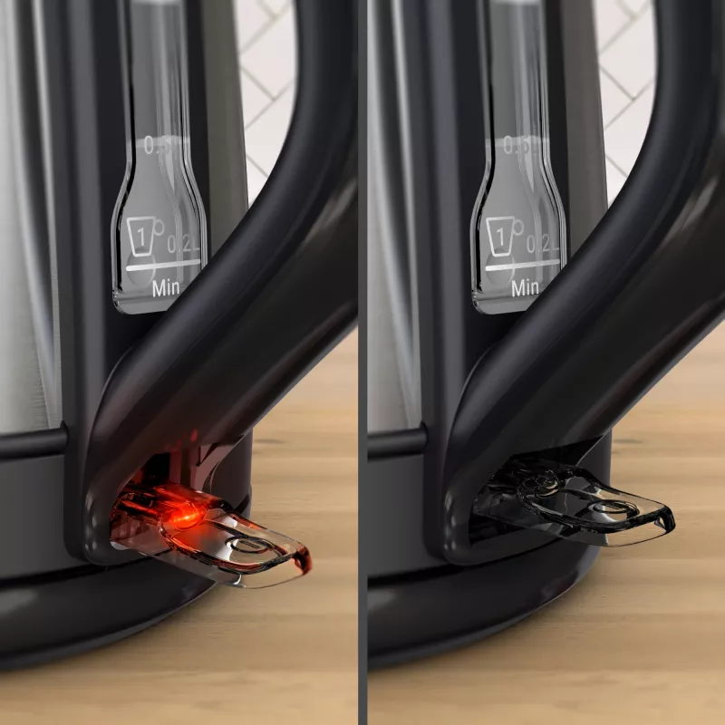 Tefal Subito Mini KO5S2DE0 βραστήρας 1 L 2400 W μαύρο, ανοξείδωτο ατσάλι