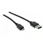 Hypertec 532456-HY καλώδιο USB 2.0, USB A σε Micro-USB B, 2 m, μαύρο