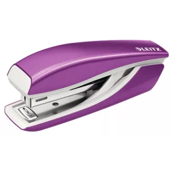 Leitz NeXXt WOW μίνι μεταλλικό συρραπτικό, 10 φύλλα, μωβ, P2, μέταλλο, πλαστικό, 80 g/m², 3,5 cm