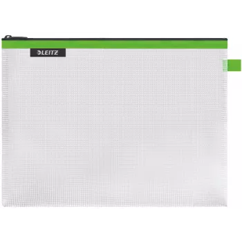 Leitz Travel Pouch αδιάβροχη WOW Large, unisex, θήκη αξεσουάρ, Large, φερμουάρ, αδιάβροχη, πράσινο