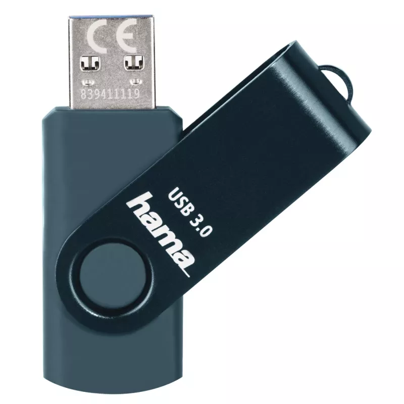 Hama Rotate USB stick 64 GB USB Type-A 3.2 Gen 1 (3.1 Gen 1) μπλε