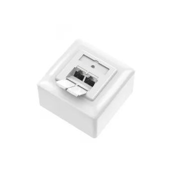 Hama 00300029 πρίζα δικτύου 2 x RJ-45 λευκό