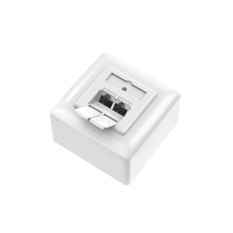 Hama 00300029 πρίζα δικτύου 2 x RJ-45 λευκό