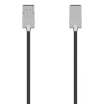 Hama ultra-slim καλώδιο HDMI 2 m HDMI Type A (Standard) μαύρο, ασημί