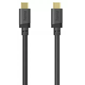 Hama 00202009 καλώδιο USB USB 3.2 Gen 1 (3.1 Gen 1) 1,5 m USB C 5 Gbit/s 240 W μαύρο