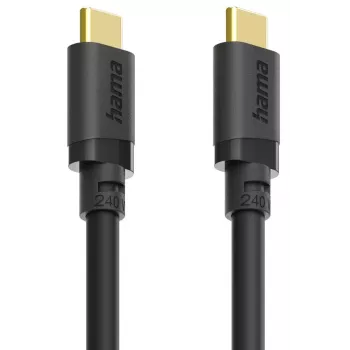 Hama 00202009 καλώδιο USB USB 3.2 Gen 1 (3.1 Gen 1) 1,5 m USB C 5 Gbit/s 240 W μαύρο