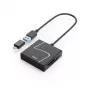 Hama 00200148 αναγνώστης καρτών USB 3.2 Gen 1 (3.1 Gen 1) Type-A/Type-C μαύρο