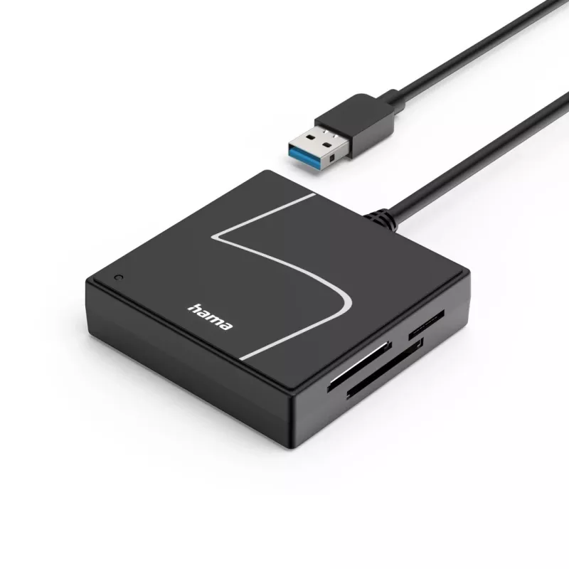 Hama 00200148 αναγνώστης καρτών USB 3.2 Gen 1 (3.1 Gen 1) Type-A/Type-C μαύρο