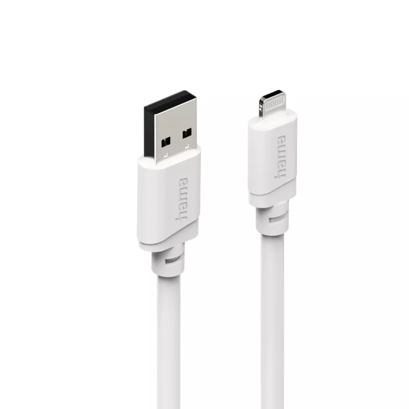 Hama 00201800 καλώδιο Lightning 1 m λευκό