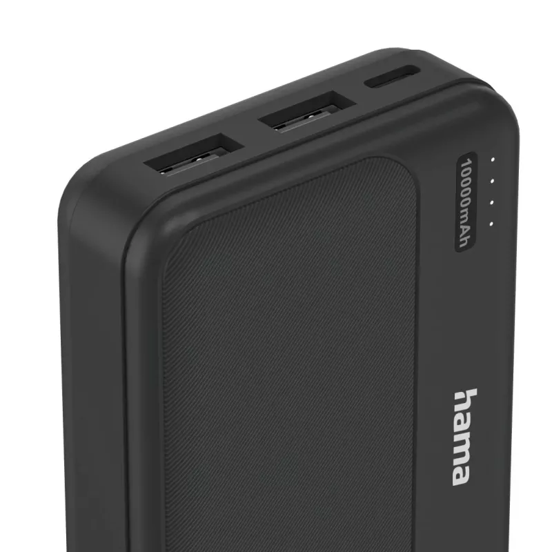 Hama Pocket 10 Lithium-Polymer (LiPo) 10000 mAh μαύρο