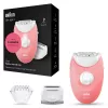 Braun Silk-epil 3-277 αποτριχωτική συσκευή, λευκό/ροζ