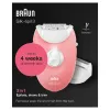 Braun Silk-epil 3-277 αποτριχωτική συσκευή, λευκό/ροζ