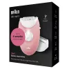 Braun Silk-epil 3-277 αποτριχωτική συσκευή, λευκό/ροζ