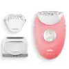 Braun Silk-epil 3-277 αποτριχωτική συσκευή, λευκό/ροζ