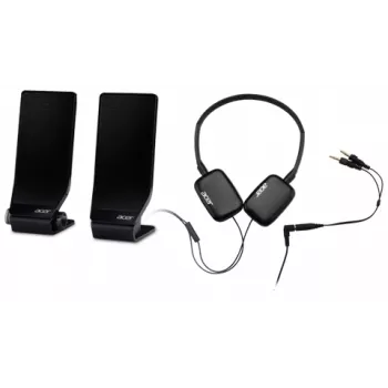Acer NP.HDS11.00G ακουστικά/headset ενσύρματα Head-band κλήσεις/μουσική μαύρα