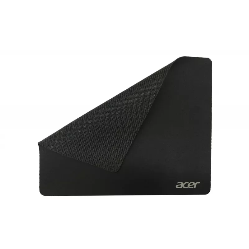 Acer Essential mousepad, μαύρο, μονόχρωμο, ύφασμα, jersey, καουτσούκ, αντιολισθητική βάση