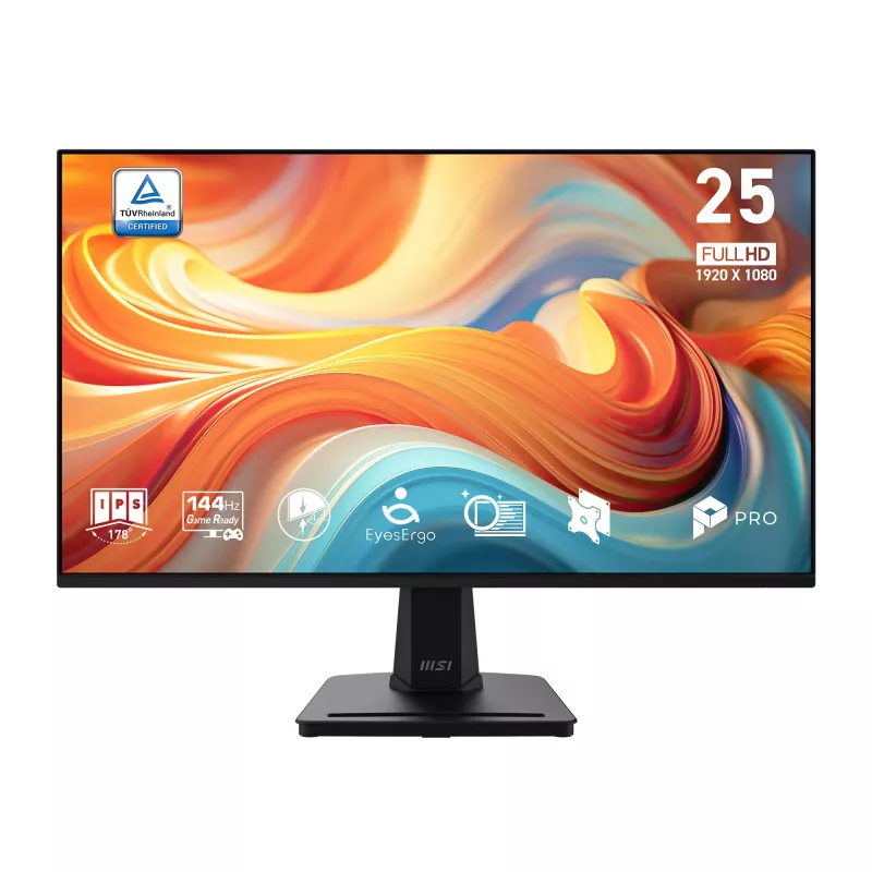 MSI Pro MP251 E14L οθόνη υπολογιστή 62,2 cm (24,5 inch) 1920 x 1080 pixel Full HD μαύρη