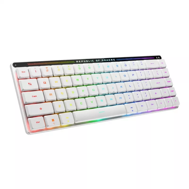 ASUS ROG Falchion RX Low Profile πληκτρολόγιο Gaming USB + HF Wireless + Bluetooth λευκό