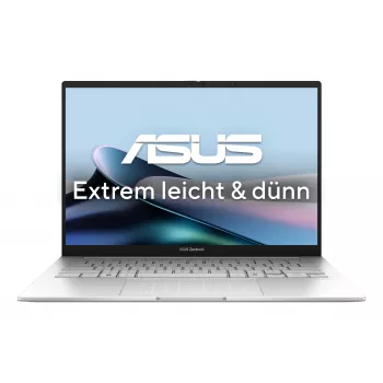 ASUS Zenbook 14 OLED UX3405CA-QD1302W Intel Core Ultra 7 255H Laptop 35.6 cm (14 ίντσες) WUXGA 16 GB LPDDR5x-SDRAM 1 TB SSD Wi-Fi 7 (802.11be) Windows 11 Home γερμανικό ασημί