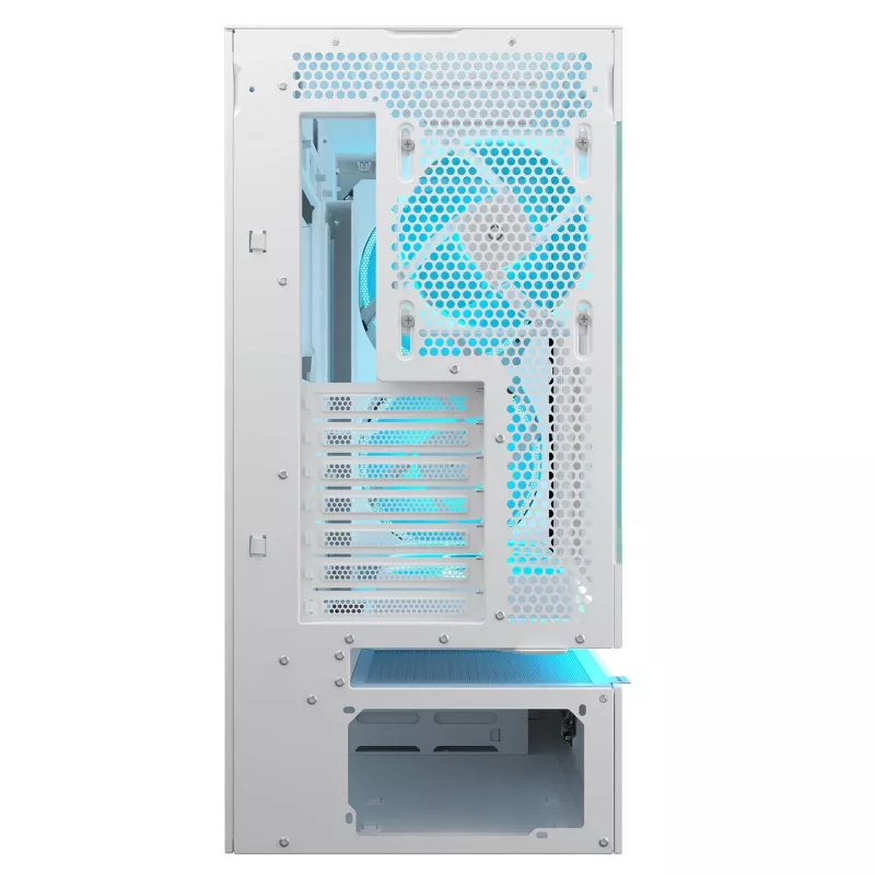 COUGAR Midi Tower Κουτί, CFV235 Vision, ARGB, LCD-Display, Mesh, λευκό