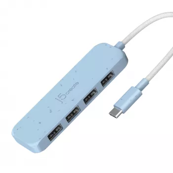 j5create Φιλικό προς το περιβάλλον USB-C σε 4-Port Type-A Gen 2 Hub