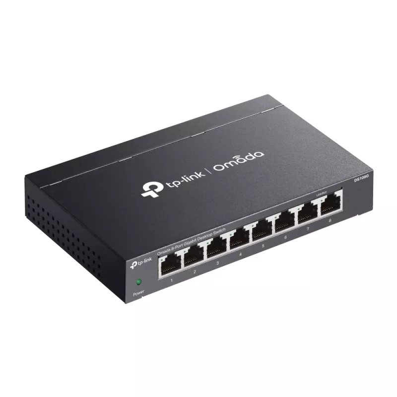 TP-Link Omada DS108G Διακόπτης δικτύου Unmanaged Gigabit Ethernet (10/100/1000) μαύρο