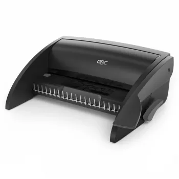 GBC βιβλιοδετικό μηχάνημα CombBind® C100, μηχάνημα βιβλιοδεσίας με χτένι, χειροκίνητο, 160 φύλλα, μαύρο