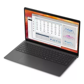 DELL Pro 15 Essential PV15265 AMD Ryzen™ 5 130 φορητός υπολογιστής 39,6 cm (15,6 ίντσες) Full HD 16 GB DDR5-SDRAM 1 TB SSD Wi-Fi 6 (802.11ax) Windows 11 Pro γερμανικά μαύρο