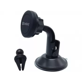 Sandberg In Car Mobile Magnet Stand Kit, Τηλέφωνο, Παθητική βάση, Αυτοκίνητο, Μαύρο