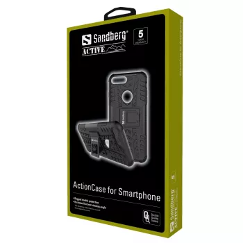 Sandberg ActionCase για Galaxy S9, Border, Samsung, Galaxy S9, 14,7 cm (5,8 ίντσες), Μαύρο