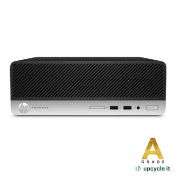 upcycle it HP ProDesk 400 G5 SFF (generalüberholt) A Intel® Core™ i5 i5-8400T 16 GB DDR4-SDRAM 256 GB SSD Windows 11 Pro PC Μαύρο, Ασημί