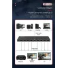 Microconnect MC-HDMISPLITTER0108-4K Διαχωριστής βίντεο HDMI 8x HDMI