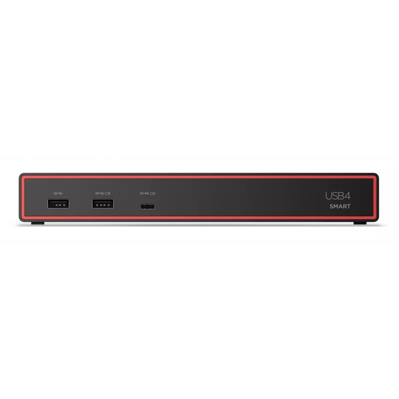 Lenovo ThinkPad USB4 Smart Dock 5500 με τροφοδοτικό 135W Ενσύρματο Μαύρο