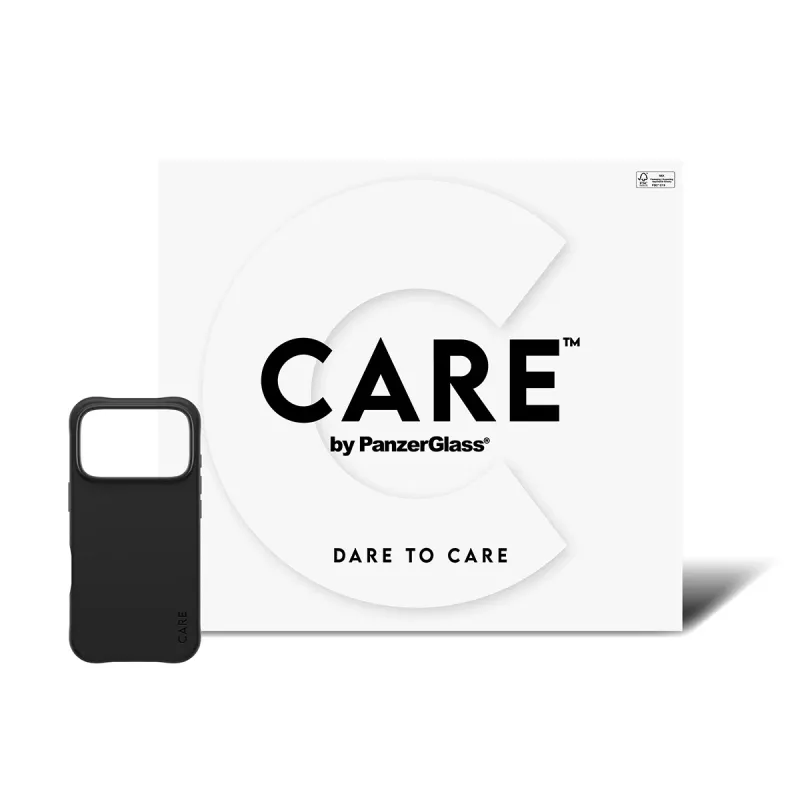 PanzerGlass CARE™ by ® Samba Case Μαύρο με MagSafe iPhone 17 Pro | Μεγάλη συσκευασία