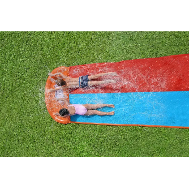 Bestway H2OGO! Διπλή νεροτσουλήθρα με Tsunami-Splash-Rampe 4,88 m