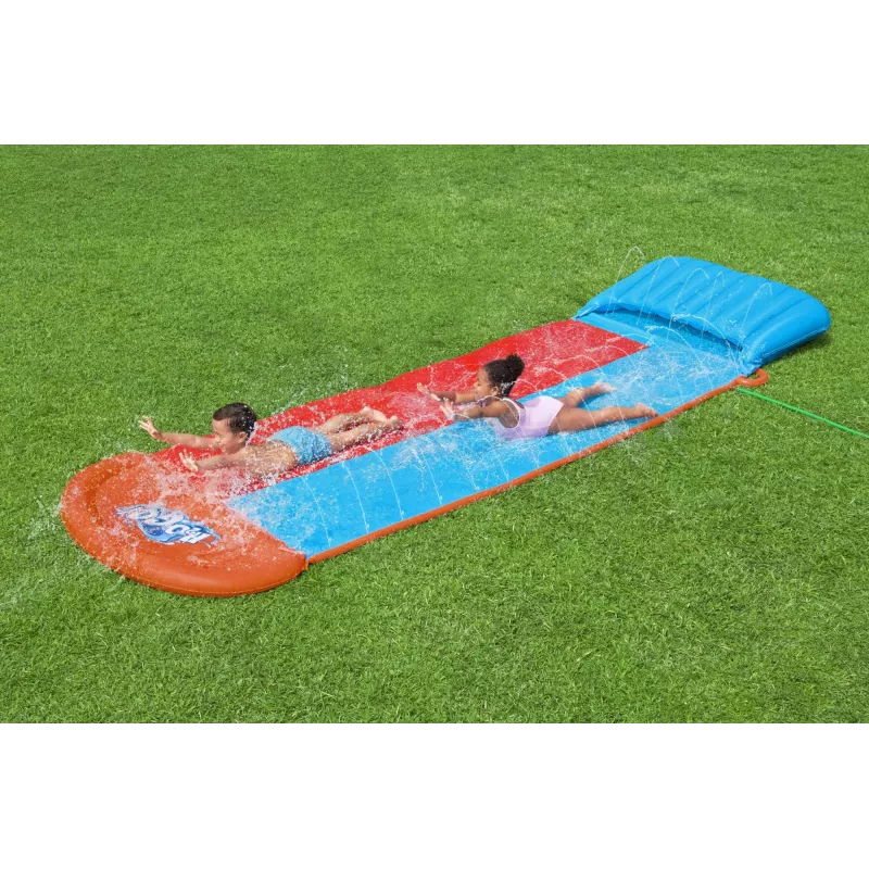 Bestway H2OGO! Διπλή νεροτσουλήθρα με Tsunami-Splash-Rampe 4,88 m