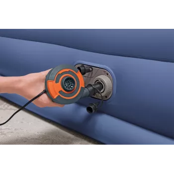 Bestway Tritech Κρεβάτι αέρος Queen με ενσωματωμένη AC-Pumpe και αντιμικροβιακή επικάλυψη 2,03 m x 1,52 m x 46 cm