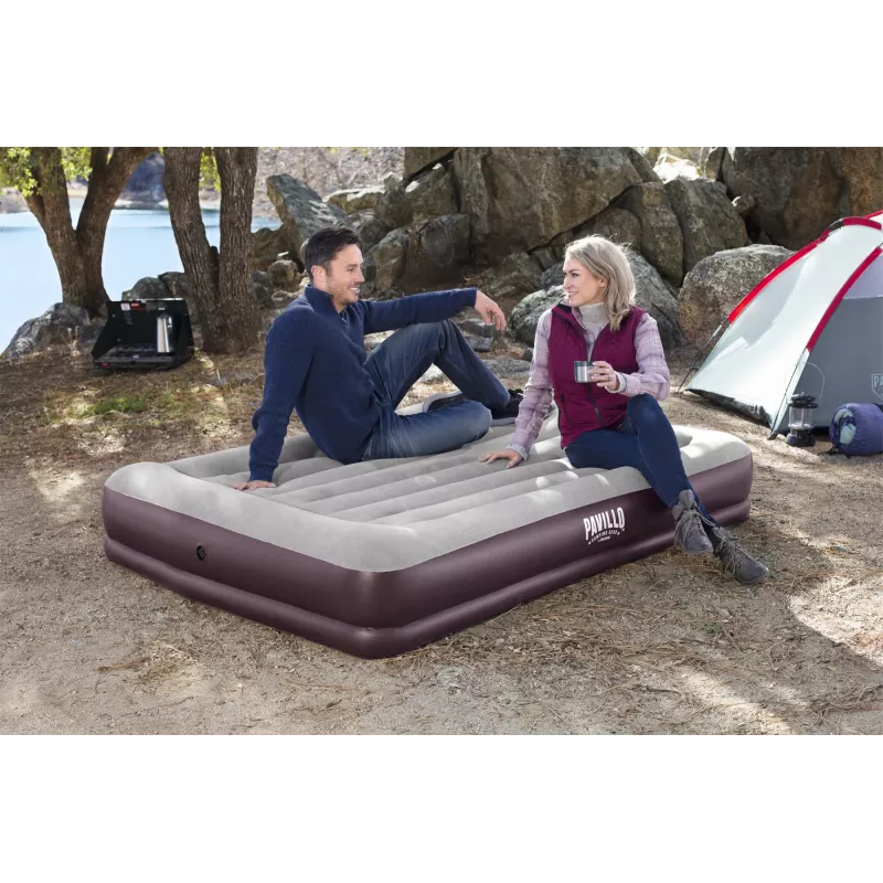 Bestway 67699 Στρώμα αέρος Διπλό στρώμα Καφέ, Γκρι Unisex