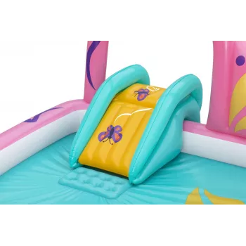 Bestway Butterfly Wonder Παιδικό φουσκωτό κέντρο νερού και πισίνα 1,80 m x 1,80 m x 1,17 m