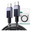 Ugreen 45068 Καλώδιο USB 2 m USB C 0,48 Gbit/s 240 W Μαύρο, Γκρι