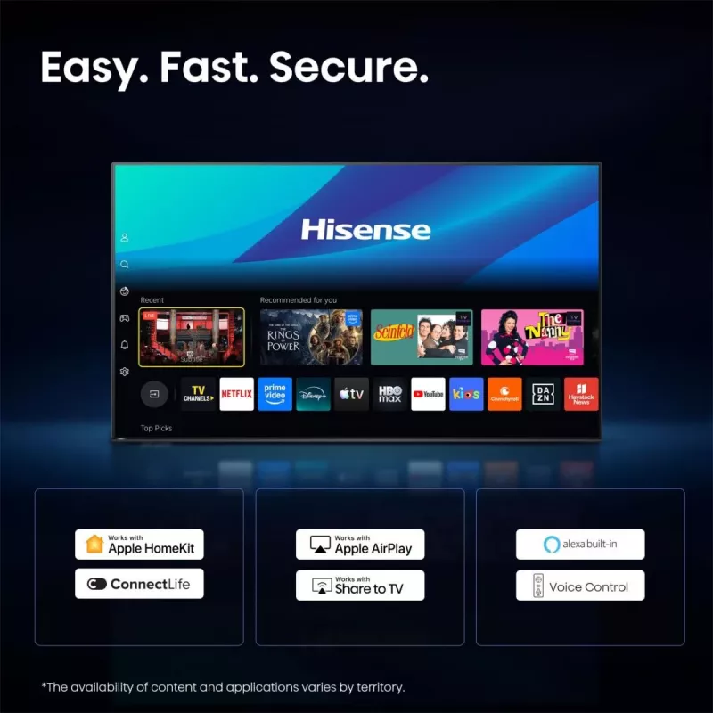 Hisense 55U7SE 55 inch ULED Mini-LED 4K Smart TV 20018749