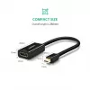 Ugreen 40360 καλώδιο-αντάπτορας βίντεο 0,25 m Mini DisplayPort HDMI μαύρο