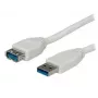 Nilox 0,8m USB3.0 καλώδιο USB USB 3.2 Gen 1 (3.1 Gen 1) USB A 4,8 Gbit/s λευκό
