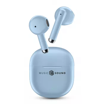 Music Sound Breeze Ακουστικά in-ear σε στυλ κάψουλας με πολύχρωμη θήκη