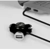 Axagon HUE-X3B Hub διασύνδεσης USB 2.0 480 Mbit/s Μαύρο