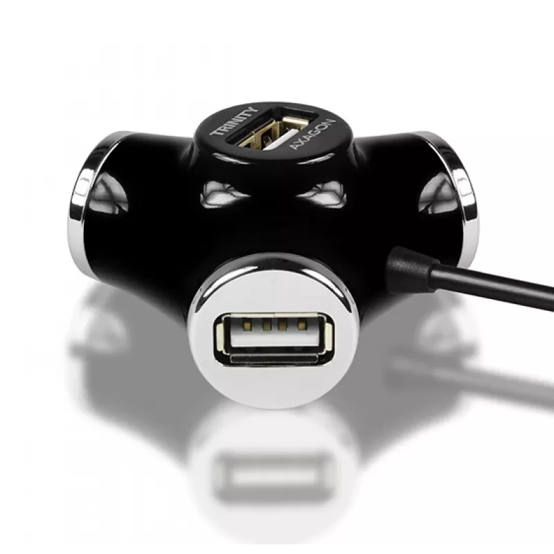 Axagon HUE-X3B Hub διασύνδεσης USB 2.0 480 Mbit/s Μαύρο