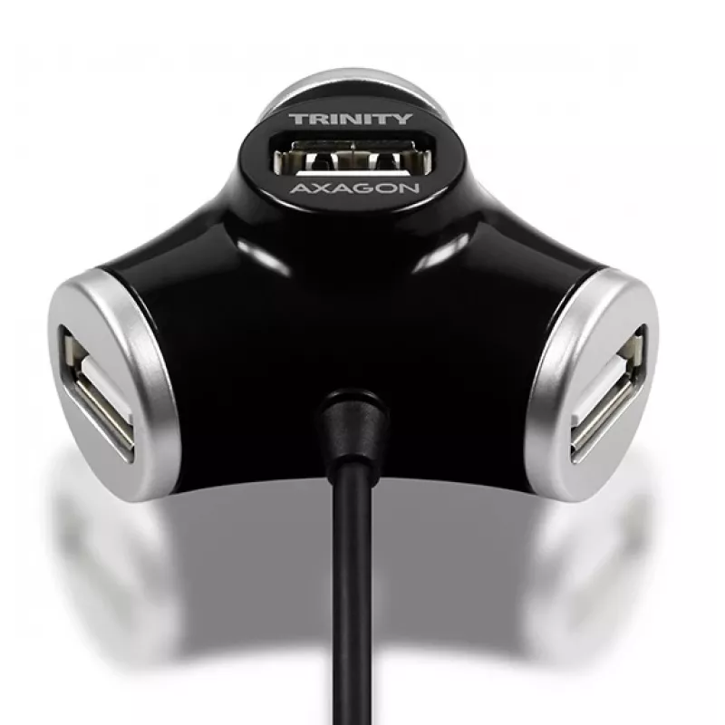 Axagon HUE-X3B Hub διασύνδεσης USB 2.0 480 Mbit/s Μαύρο