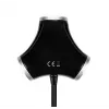 Axagon HUE-X3B Hub διασύνδεσης USB 2.0 480 Mbit/s Μαύρο